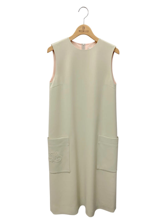 デイジーリン 06509 ワンピース 38 ベージュ ロゴ刺繍 IT8ZLKJ05GIW