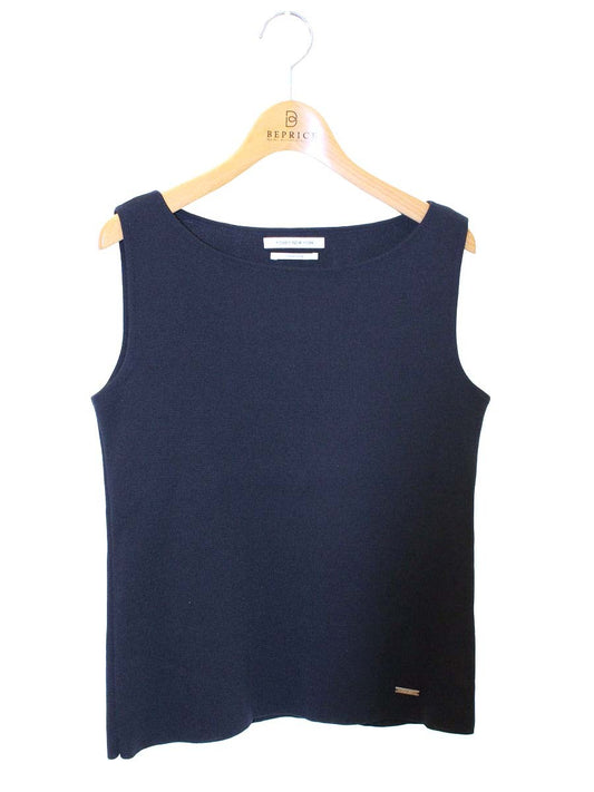 フォクシーニューヨーク collection Knit Top スリーブレス 40598 ニット セーター 40 ネイビー ITNGOL4JX5TS