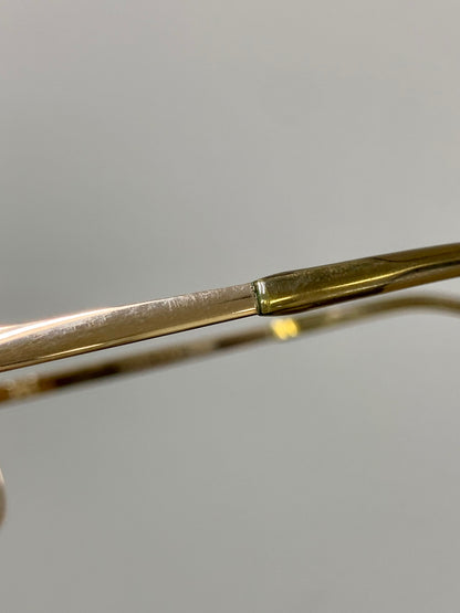 アメリカンオプティカル AO 5508 メガネ ゴールド 60年代 USA ITWH0RWNEBVG