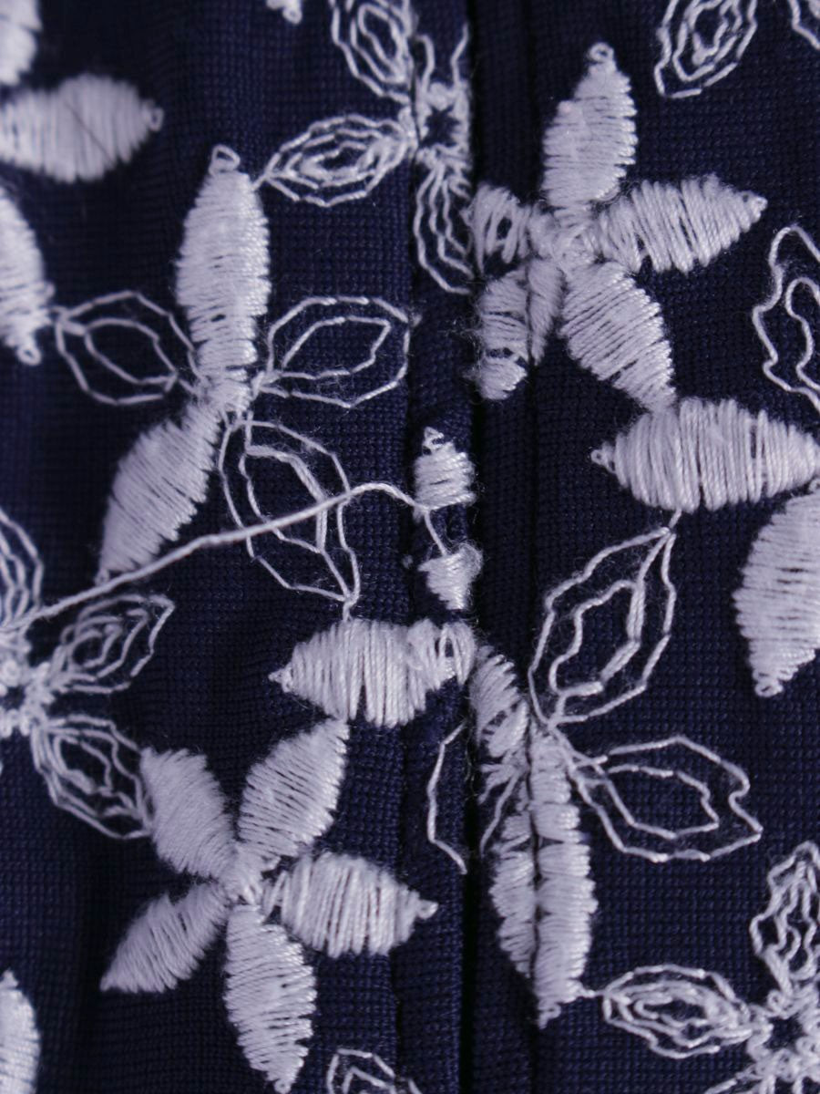 トッカ COPTOHM0360 ワンピース 0 ネイビー フラワー刺繍 ITYHK58L5R2O