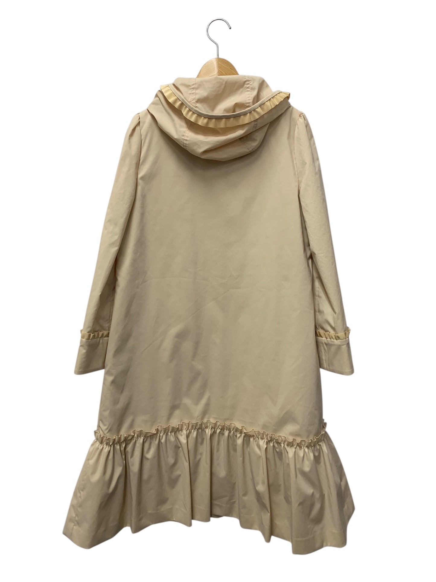 エムズグレイシー 219101 コート 40 ベージュ ジップアップ ライナー付き IT92UVOJCUNQ