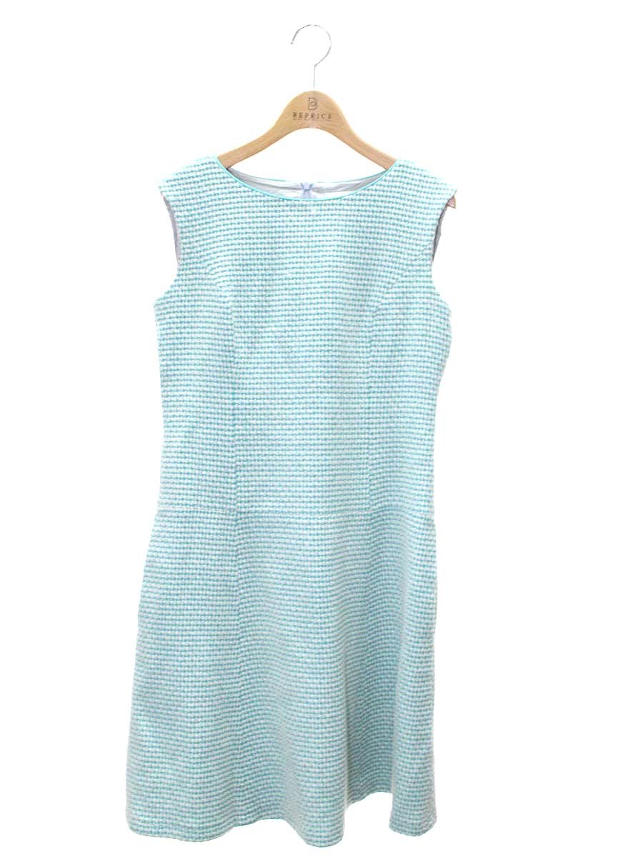 トッカ 25周年CANDY TWEED ドレス OPTOKW0720 ワンピース 2 グリーン ツイード ITT5QUCIWXNA 【SALE】