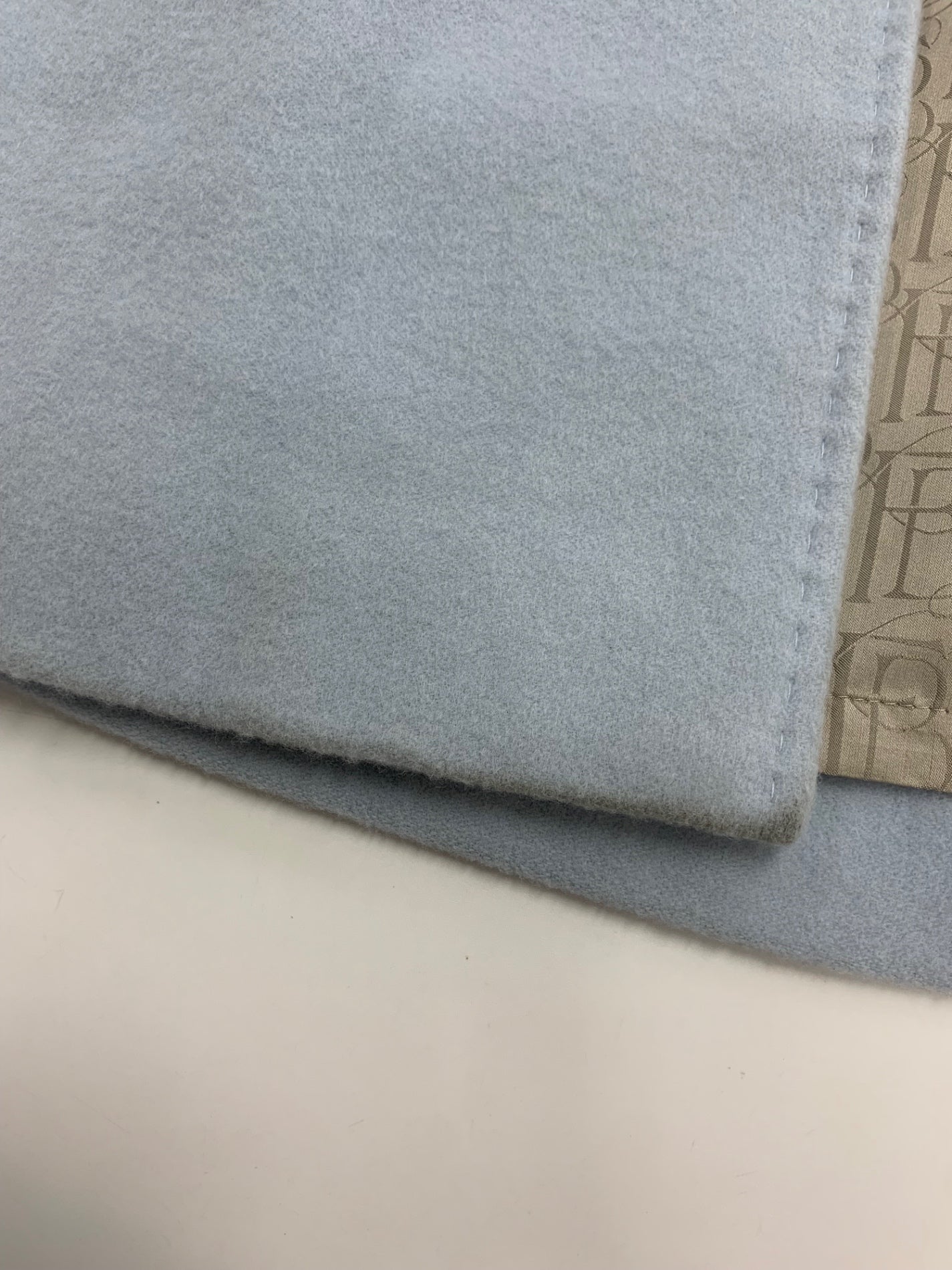 フォクシーブティック Coat Conserved Foxey 39265 コート 40 ブルー カシミヤ ミンクファー IT3MGQR6DD4W