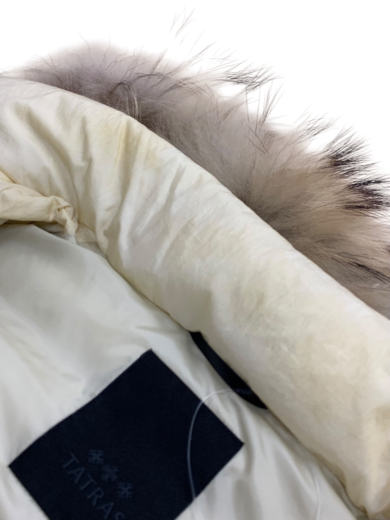 タトラス ORSIERA LTA18A4573 ダウンベスト 03 アイボリー ラクーン