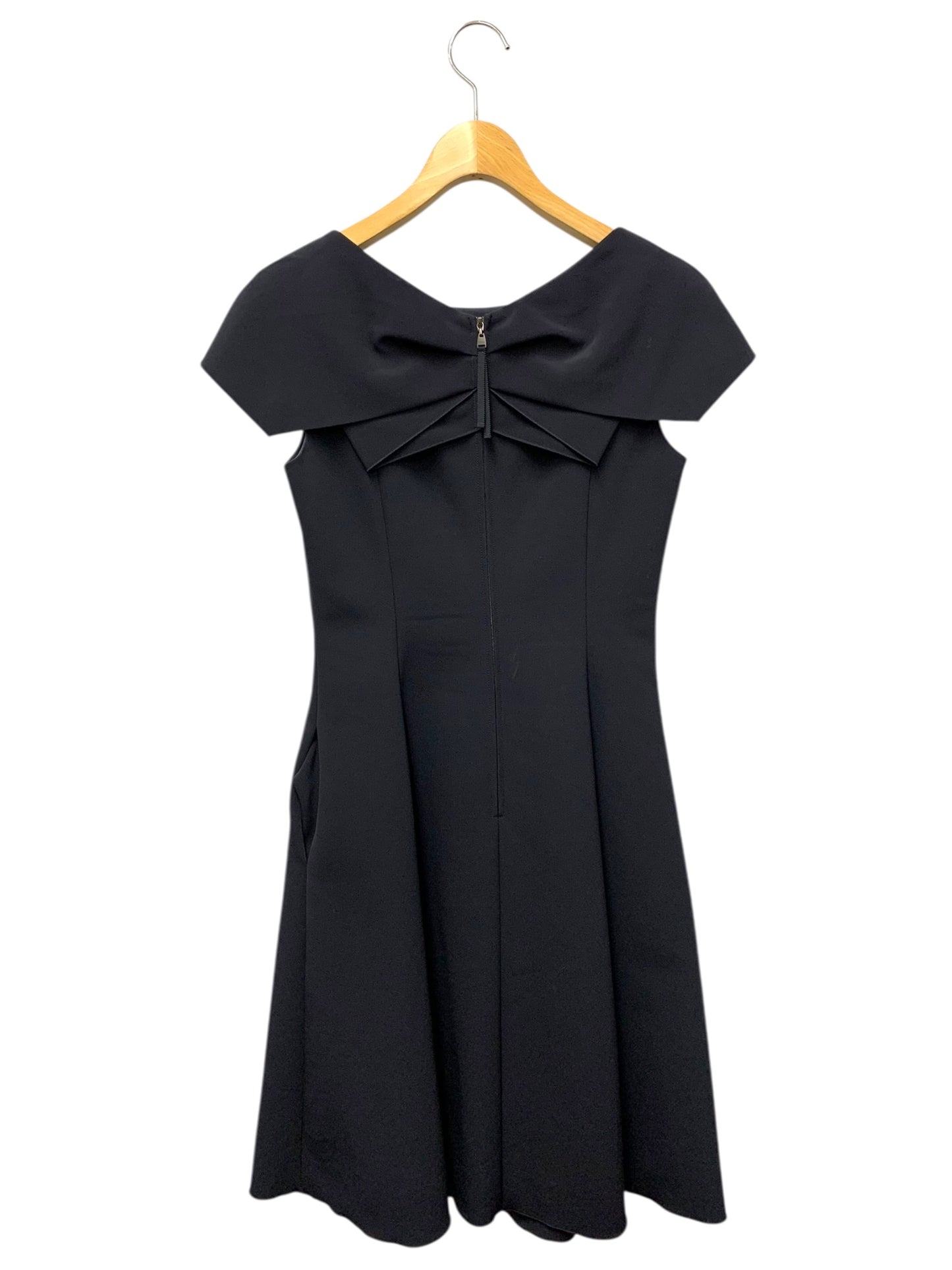 フォクシーニューヨーク 38329 ワンピース 38 ネイビー Back Designed Dress ITGRWC9WSVZE