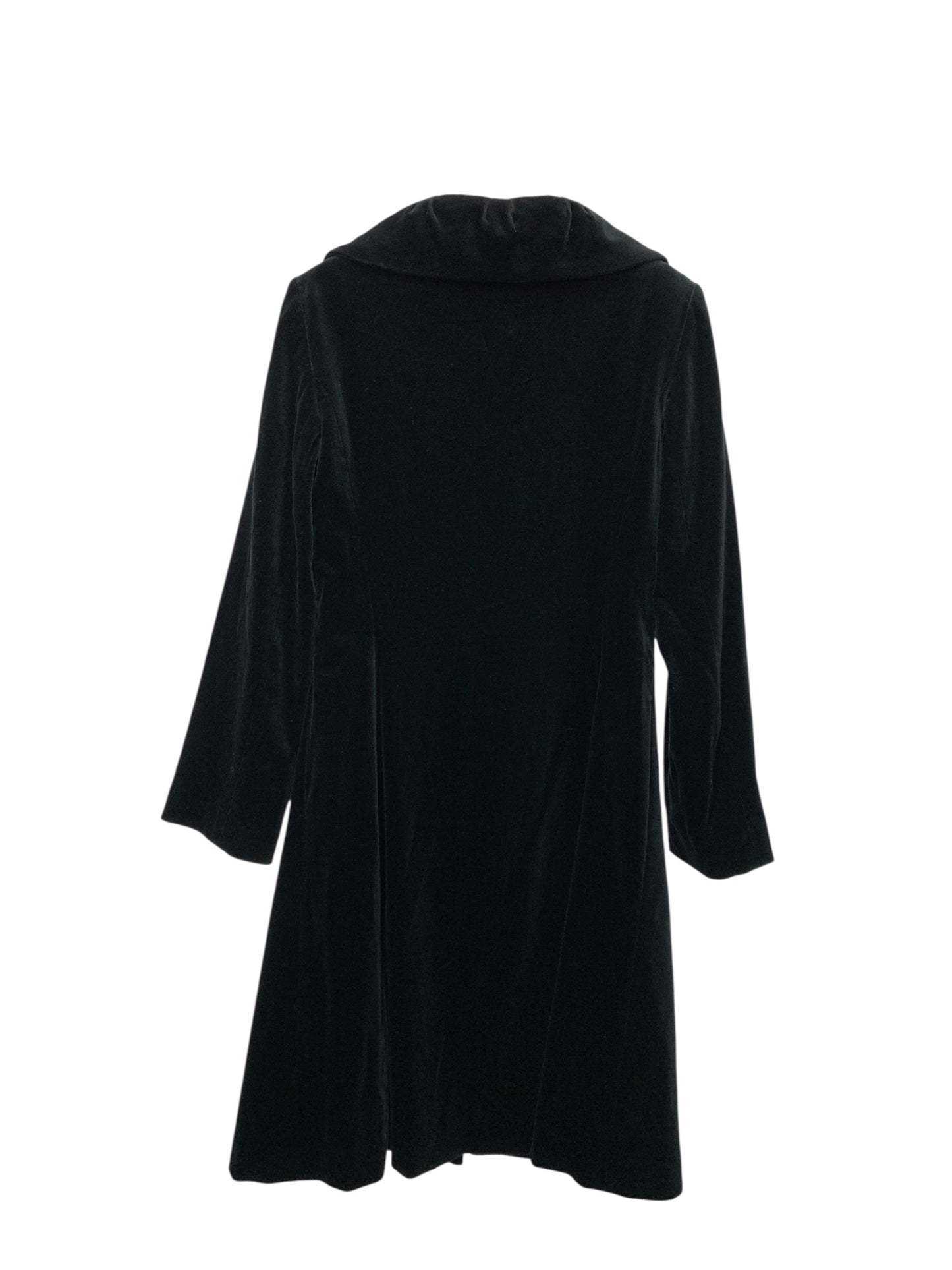 エムズグレイシー 629505 コート 38 ブラック 衿付き ステンカラー ベロア ITU2NU8FZJTI 【SALE】