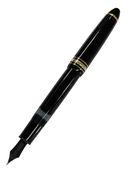 モンブラン 万年筆 旧マイスターシュテュック 146 ブラック M 14K ITR2Z8DFOYZY