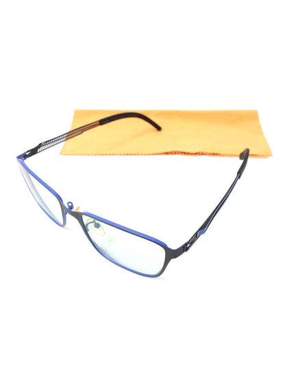 アイゾーンニューヨーク IDRIVE P134-DRBK メガネ ブラック/ブルー メタルフレーム スクエア IT15C1D3N4S8 【SALE】