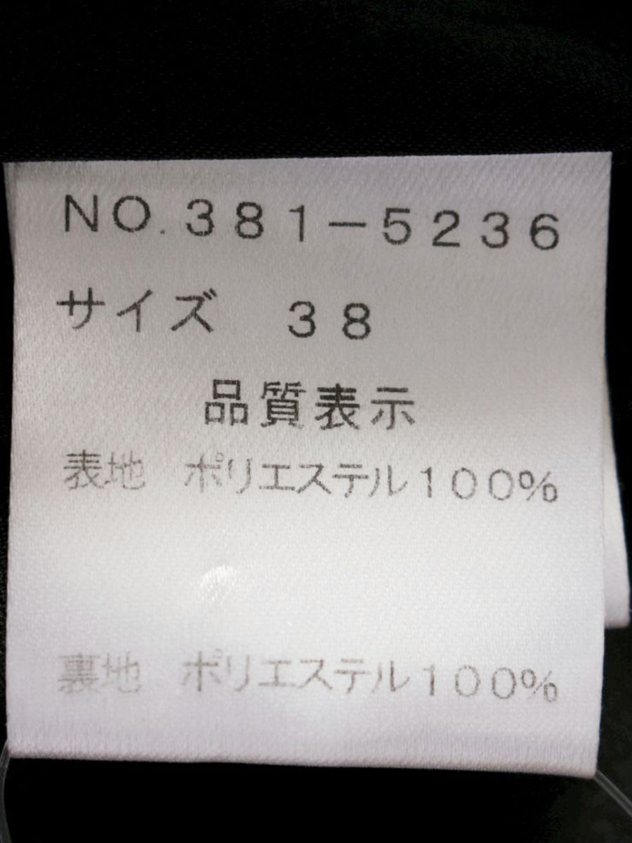 ベラ 381-5236 テーラードジャケット 38 ブラック ライン ITK5QAKKSLTW