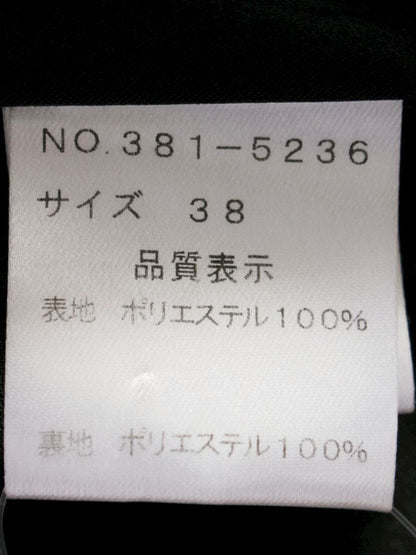 ベラ 381-5236 テーラードジャケット 38 ブラック ライン ITK5QAKKSLTW