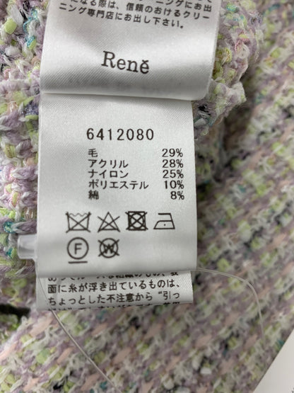 ルネ 6412080 ワンピース 38 マルチカラー ツイード ITN71Q2RTJM8