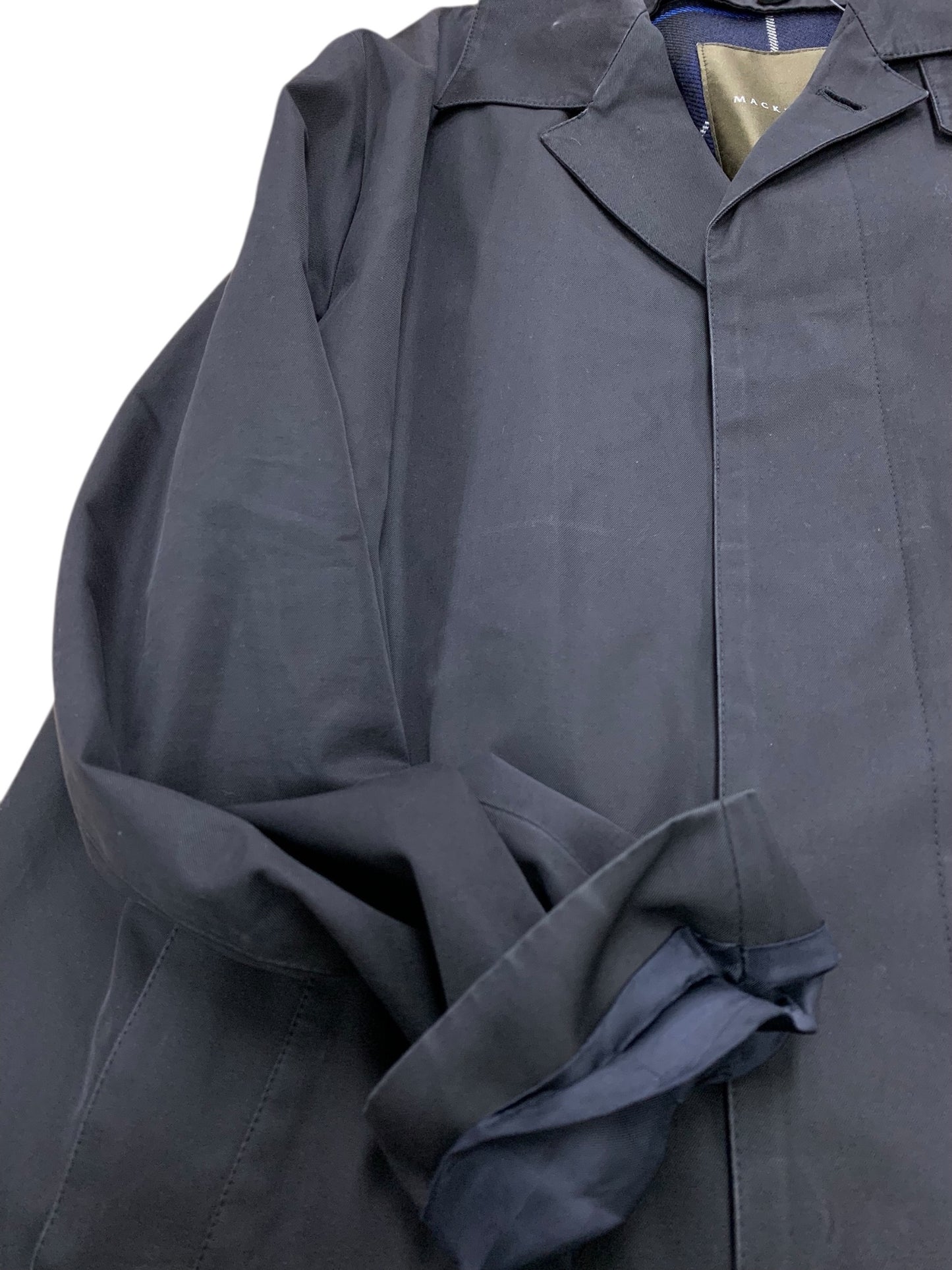 マッキントッシュ コート 48 ブラック ステンカラー ライナー付き ITXWA3WNOBKA