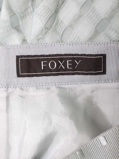 フォクシーブティック 38165 スカート 38 グリーン チェック IT1L8PSYZQI8