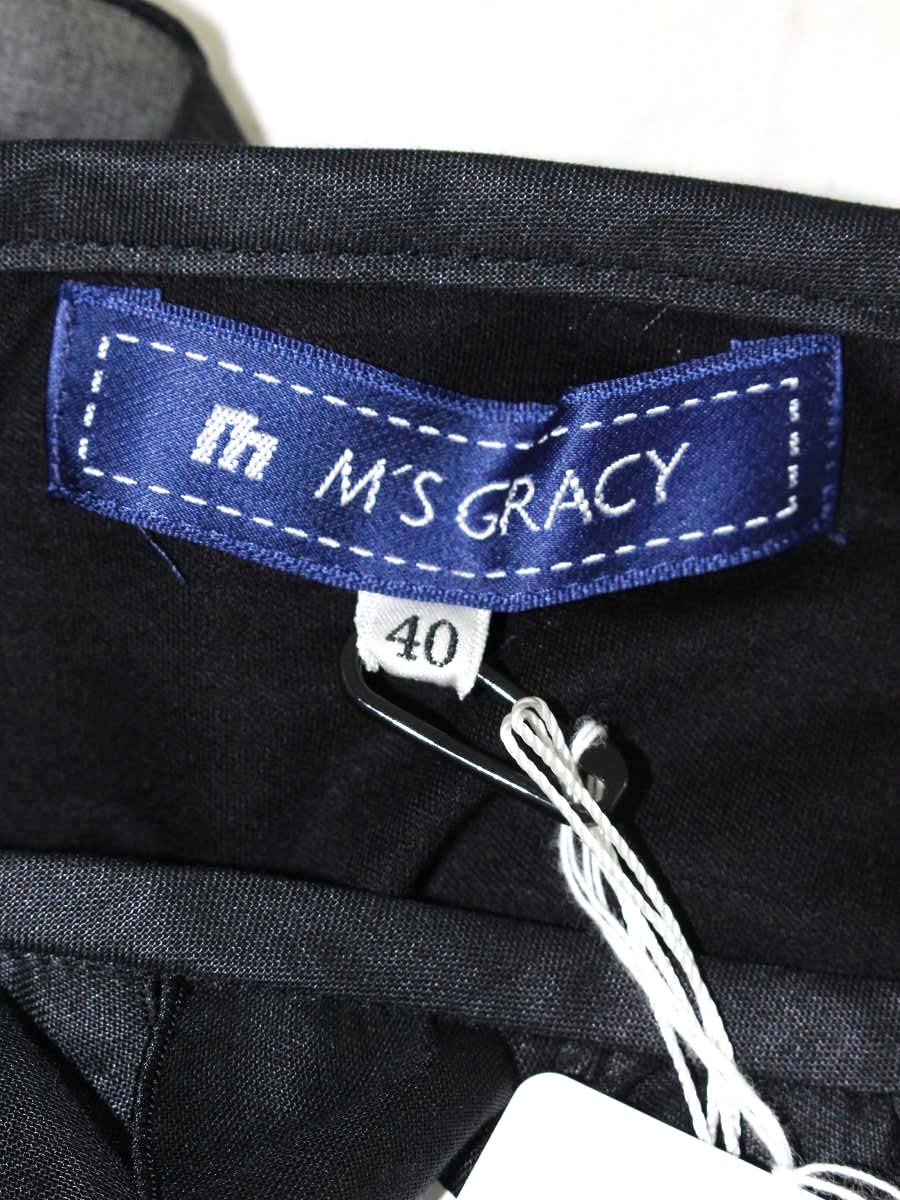 M'sグレーシー40 お花刺繍入りクチュールニット | msgracy