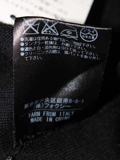 フォクシーブティック Kint Tops 30525 ニットトップス 38 ブラック ITU5089Z1PJA
