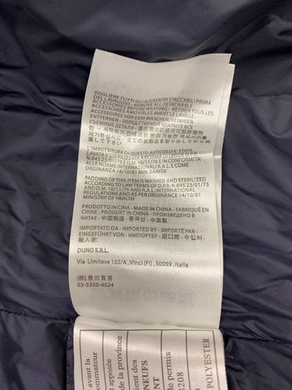 デュノ BALLON-M GW550E-A19 ダウンコート 48 ネイビー キルティング切替 Iライン IT10ZM407URO