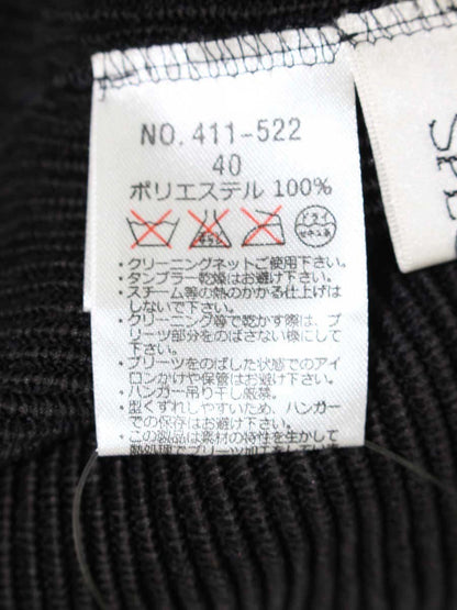 スペッチオ 411-522 ワンピース 40 ブラック シャトルプリーツ ITAEWS7EW7WG