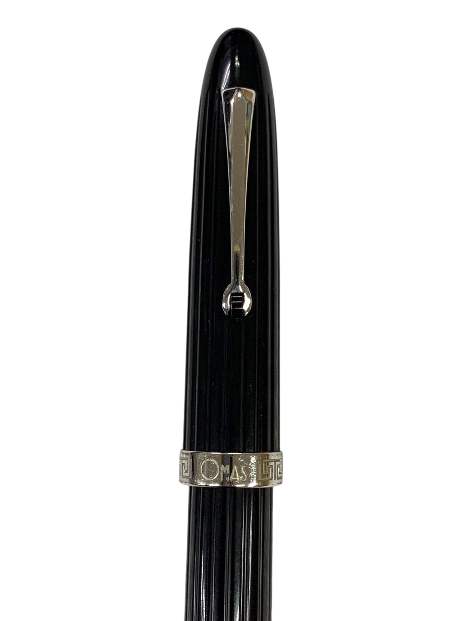 オマス 万年筆 オジバ ギロシェ ハイテク ブラック EF 18K | 中古