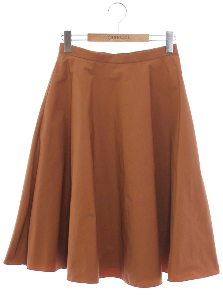 フォクシーニューヨーク 38426 スカート 38 ブラウン フレア ITUA1RPGARSS