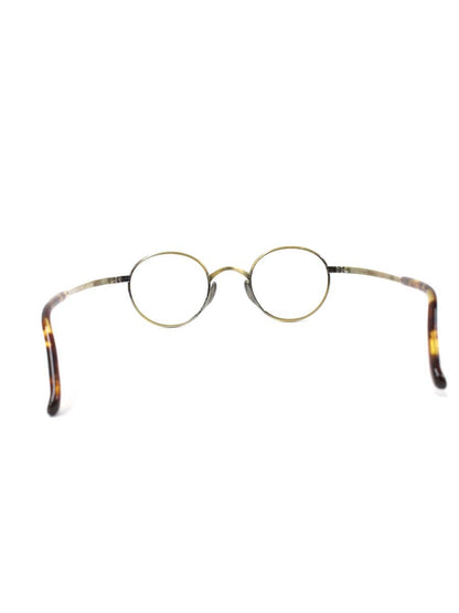 カメマンネン 10833 メガネ ゴールド チタンフレーム フルリム ラウンド IT8X661PD2C2 【SALE】