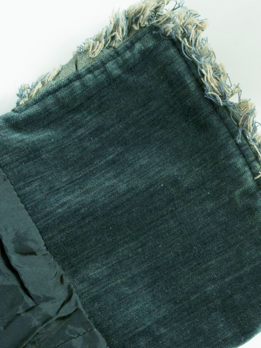 エムズグレイシー 524506 ジャケット 42 ネイビー ブルゾン デニム蝶 ベロア ITHH4TY674K9