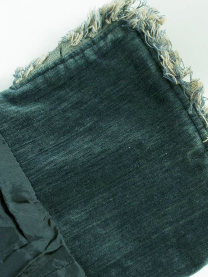 エムズグレイシー 524506 ジャケット 42 ネイビー ブルゾン デニム蝶 ベロア ITHH4TY674K9