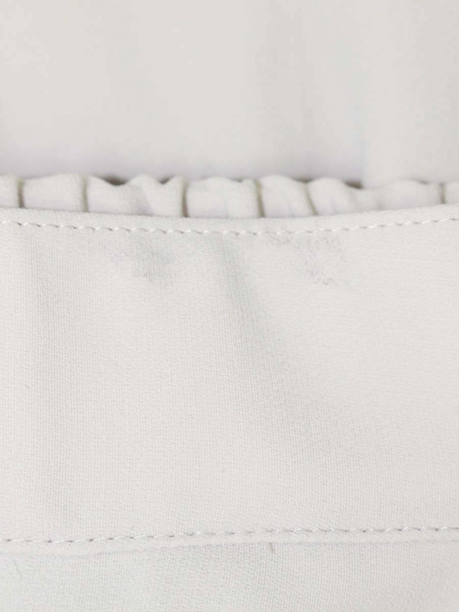 エムズグレイシー シンプルクロップドパンツ 316107 パンツ 38 ベージュ センタープレスパンツ パール 裾スリット IT0NJFGMCOCX