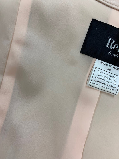 ルネ basic Eco-Leather Dress 5036200 ワンピース 36 ピンク ITSA7CBKGOIG