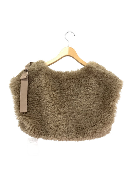 エムズグレイシー 396503 ベスト F ブラウン ボア リボン IT7XBBSP5G8K