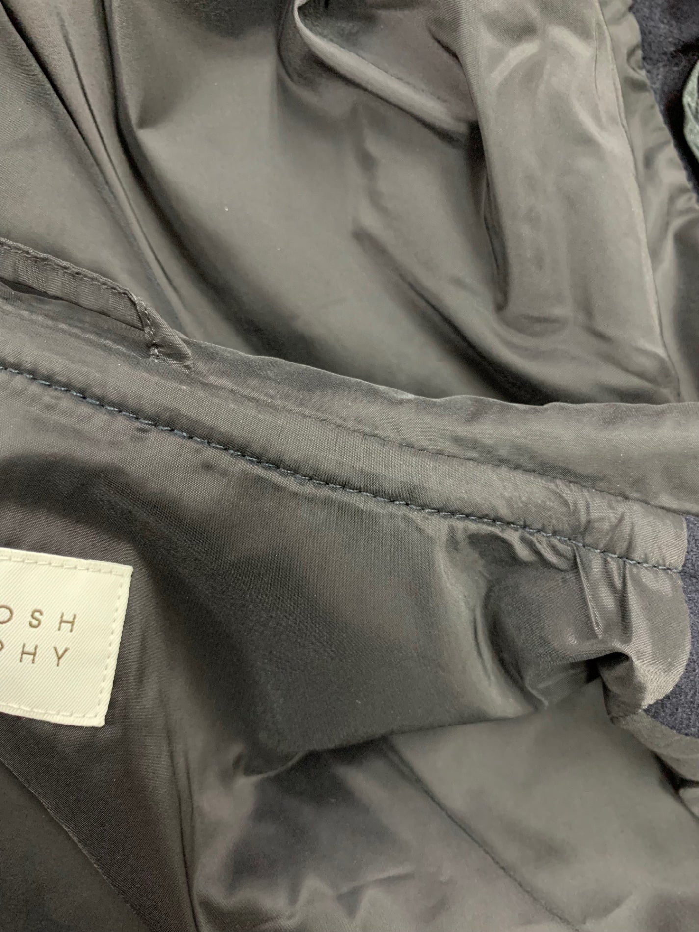 マッキントッシュフィロソフィー H1C65-220-29 ダッフルコート 38 ネイビー ウール IT9NCETMYIYG 【SALE】