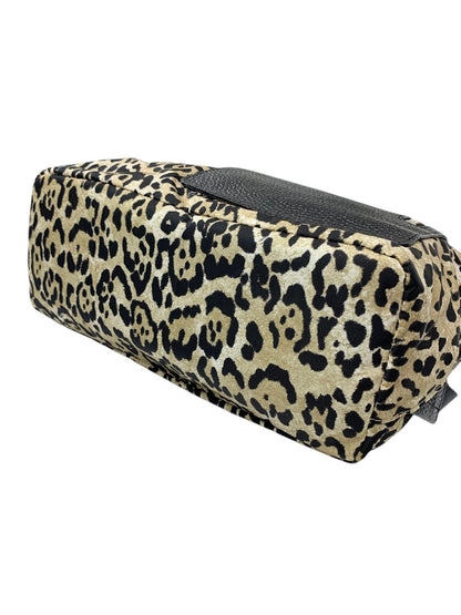 エーディーエムジェイ トートバッグ ベージュ ナイロン レザー レオパード柄 ITKRFZRD9BVE