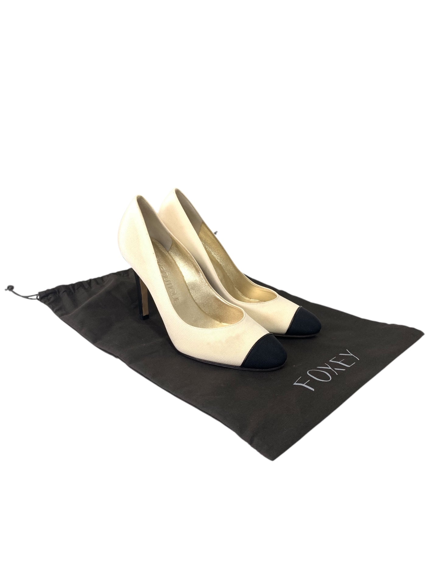 フォクシーブティック パンプス 35 アイボリー ツートン IT6LM8JKXPNY 【SALE】