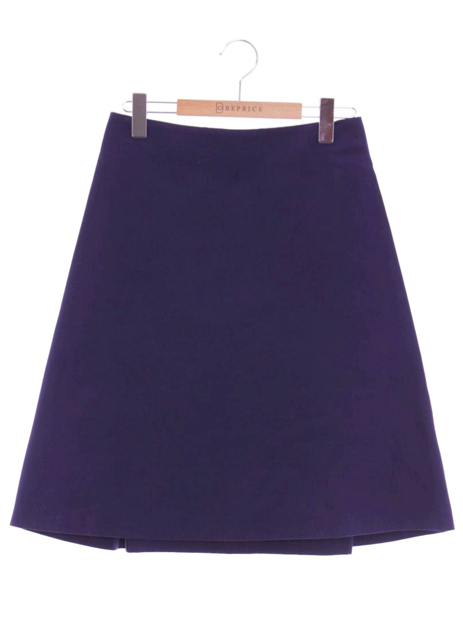 フェラガモ スカート 38 ネイビー タック ITJZYVVNQQFT