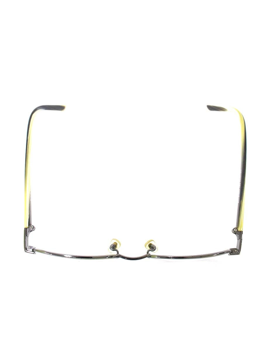 グッチ メタルフレーム フルリム GG-1372J メガネ ガンメタル/イエロー マーブル柄 ITW9F56DWA4Y 【SALE】