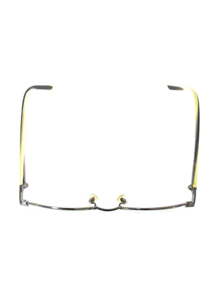 グッチ メタルフレーム フルリム GG-1372J メガネ ガンメタル/イエロー マーブル柄 ITW9F56DWA4Y 【SALE】