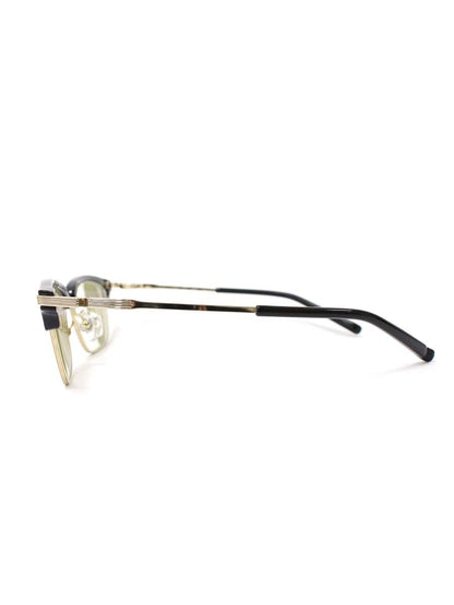 フォーナインズ M-16 メガネ ブラック チタンフレーム フルリム ブロー IT4SX79ISCU8