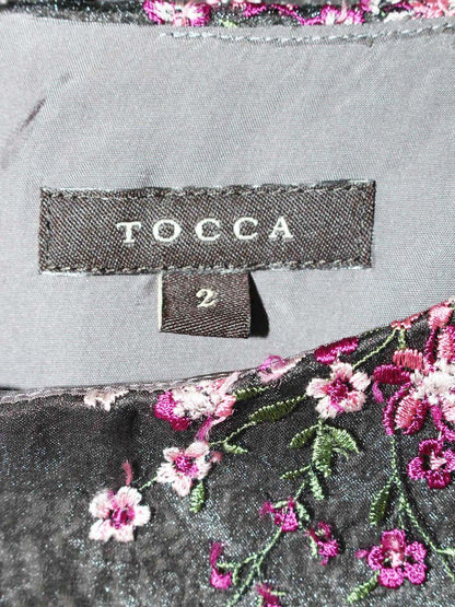 トッカ BIRKINドレス OPTOKW0560 ワンピース 2 ブラック/ピンク IT1E7G8NS3F0