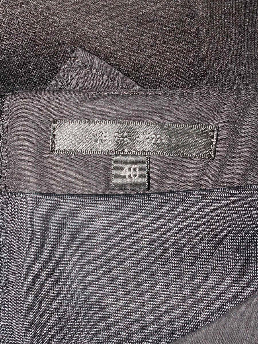 トゥービーシック W5J17-781-09 ワンピース 40 ブラック 袖シフォン 切替 IT1DNEF3GDIC