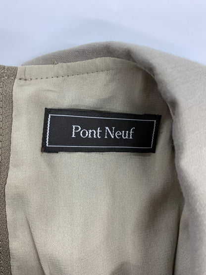 ポンヌフ BA1063 ワンピース 1 カーキグリーン 衿付き 袖フリル ITJ7IC9JW8TE