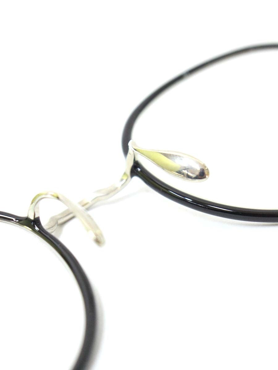 ayame（アヤメ） POKER FACE別注 SIPPOU メガネ 眼鏡 ブラック フルリム コンビフレーム オーバル ITWUEBORJ4SO