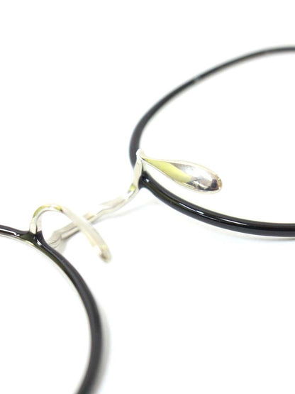 ayame（アヤメ） POKER FACE別注 SIPPOU メガネ 眼鏡 ブラック フルリム コンビフレーム オーバル ITWUEBORJ4SO