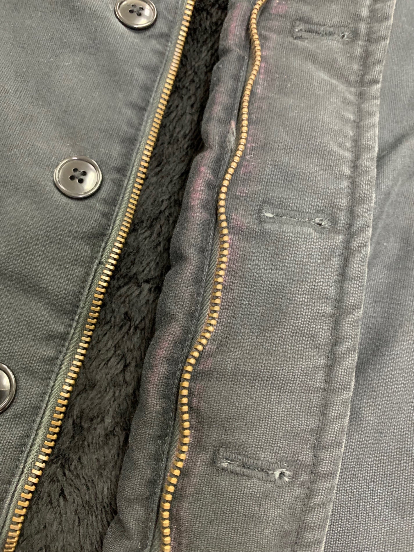 ワコマリア N-1 DECK JACKET デッキジャケット M ブラック 裏ボア ITPNT6Y84YER