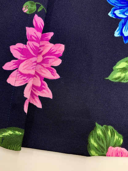 レオナールファッション 0189203 カーディガン LL ネイビー フラワーモチーフ ITMGKOBXQWRK 【SALE】