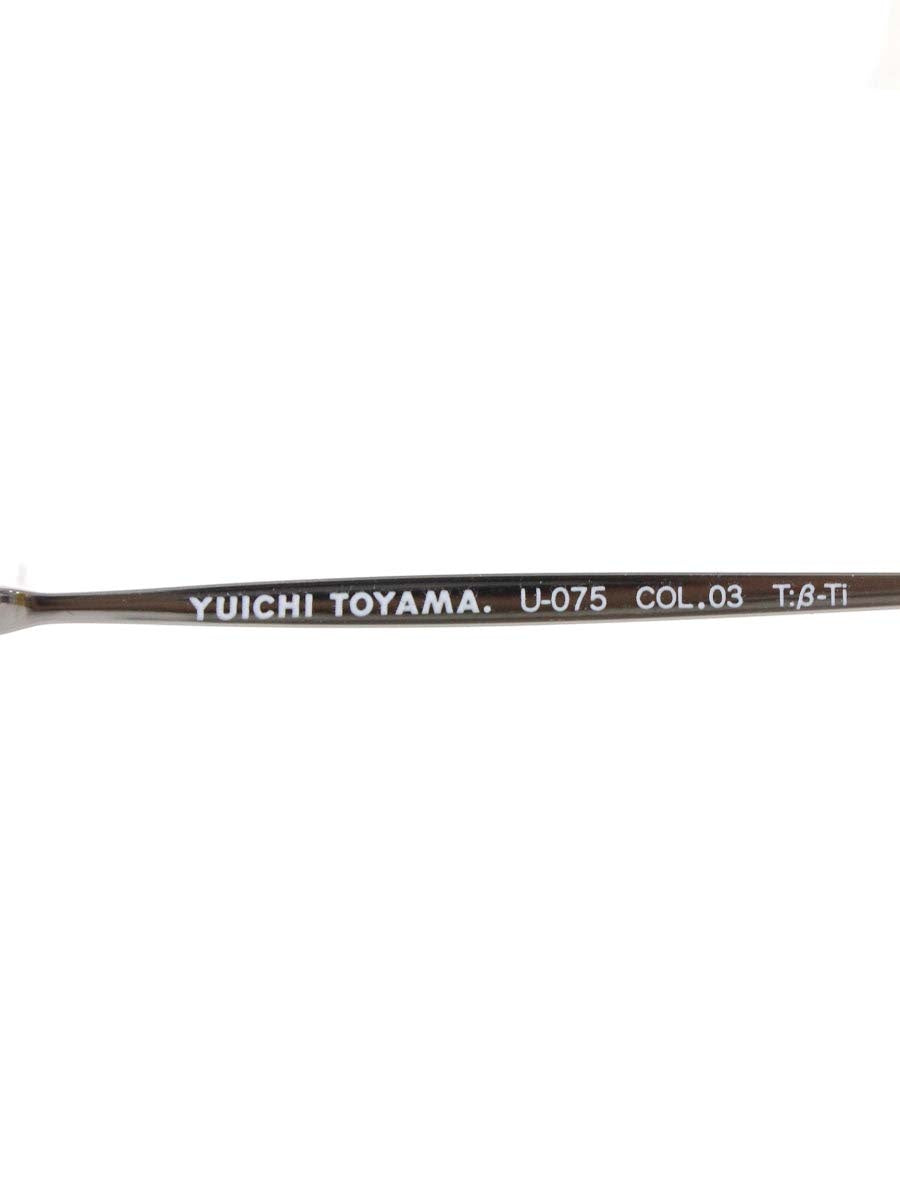 ユウイチトヤマ danny U-075 メガネ シルバー（COL.03 ） メタルフレーム ハーフリム オーバル ITBL67L3W5B4 【SALE】