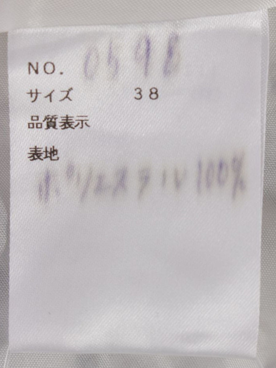 エムズグレイシー 0598 スカート 38 ホワイト フラワーモチーフ 水彩画風 ITAFOX8A7LQA