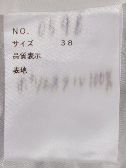 エムズグレイシー 0598 スカート 38 ホワイト フラワーモチーフ 水彩画風 ITAFOX8A7LQA