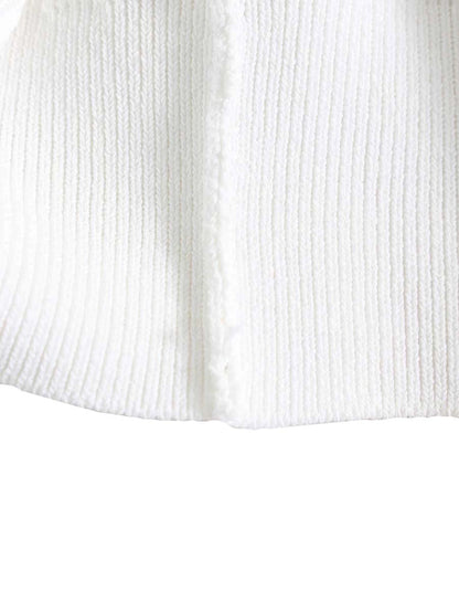 グレースコンチネンタル 刺繍パフスリーブニットトップ 01242 43023 36 ホワイト カットワークレース ‘24SS ITRVPQ1ZP2UP