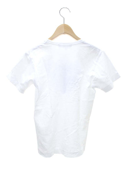 プレイコムデギャルソン AZ-T087 Tシャツ S ホワイト ハートモチーフ IT61PHQQ6BJQ