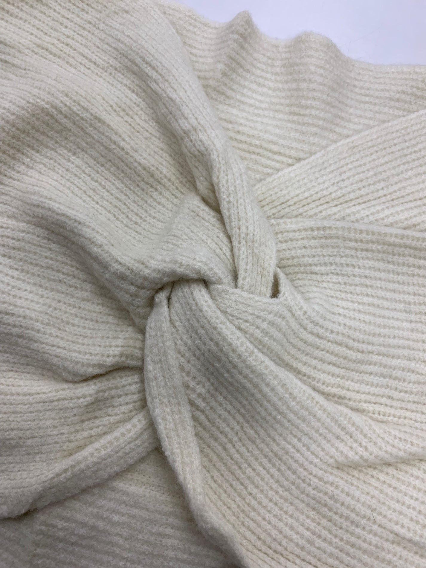 エムズグレイシー Off Shoulder Knit 818596 ニット 40 アイボリー ウール混 ITZ3ZZ984768 【SALE】