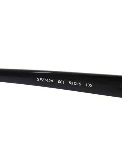 フェラガモ SF2742A メガネ 眼鏡 ブラック ガンチーニ オーバル フルリム セルフレーム ITS6A8EOOUZC 【SALE】